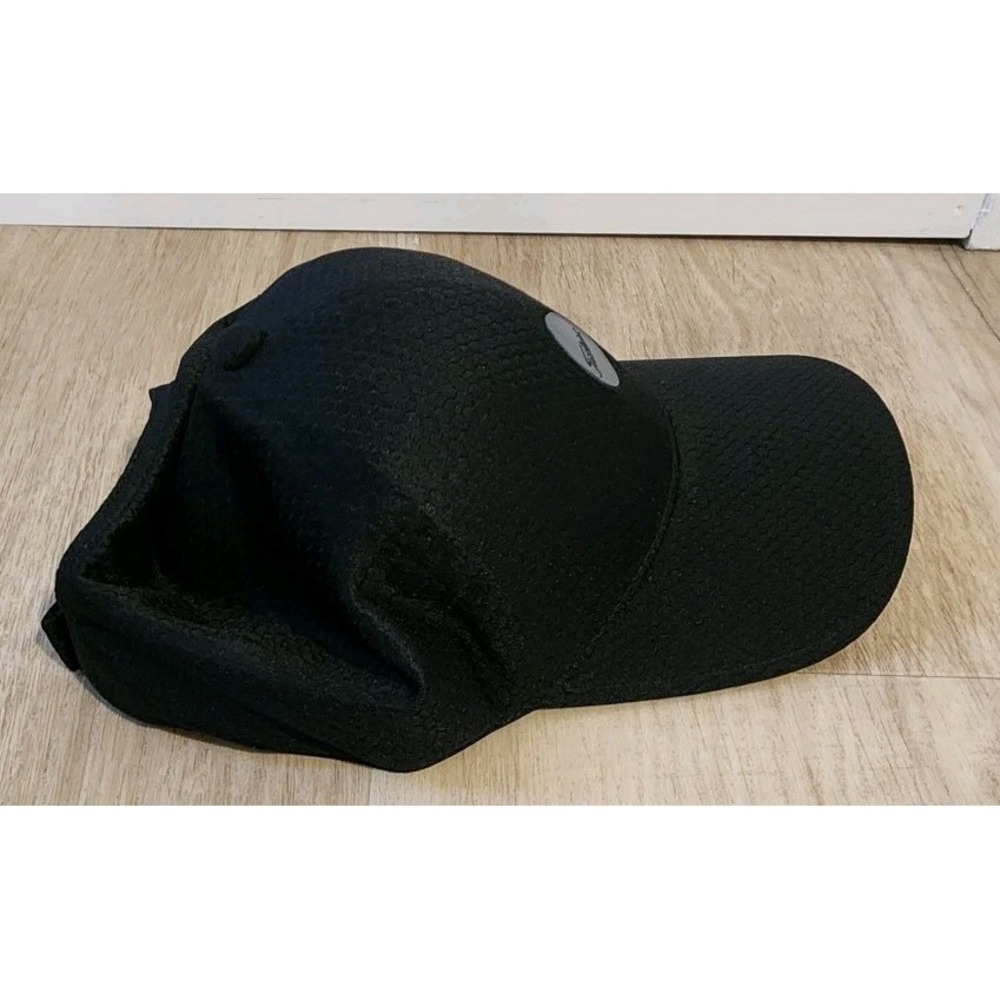 TITLEIST MONTAUK ACE HAT BLACK GOLF CAP PERFORMANCE 50+ UPF ⛳️ LIGHTWEIGHT STRAP - Picture 4 of 9